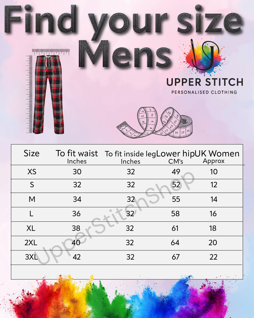 Family Christmas Making Memories Pyjamas | Matching Red Striped PJs