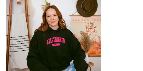 Oversized Overthinker Hoodie: Stay Comfy While Overanalyzing Everything Life Throws at You