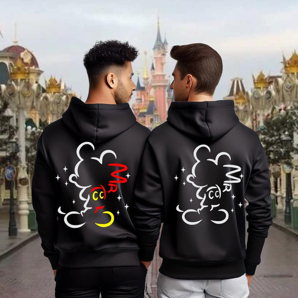 Personalised LGBTQ+ Disney Couple Hoodies – Matching Custom Sweatshirts – LGBTQ+ Wedding Gift