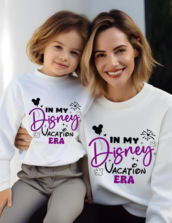 In My Disney Vacation Era Sweatshirt | Matching Family Jumpers | Kids & Adults | Disney Trip Outfit | Magical Holiday Jumper