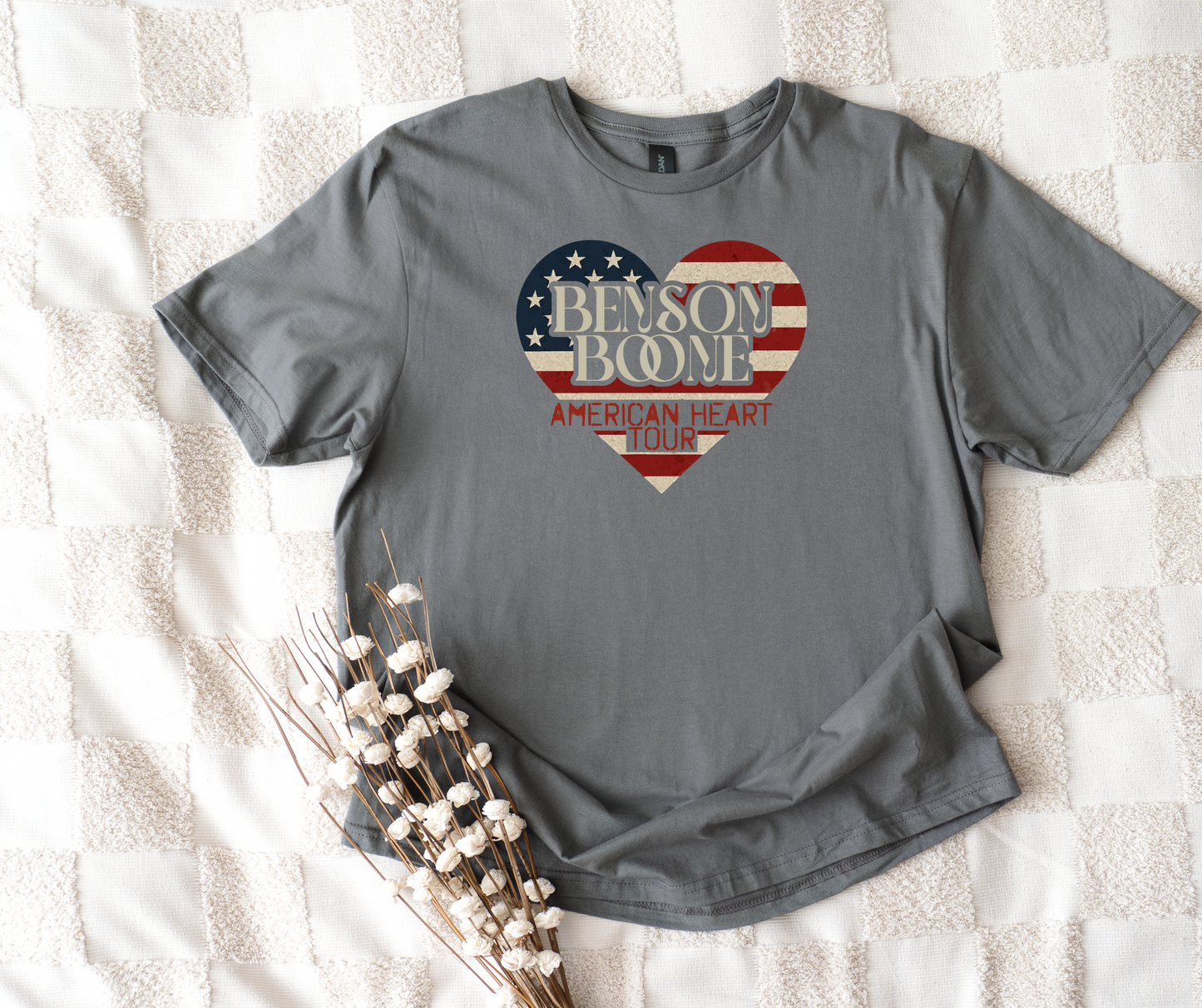 Benson Boone American Heart Tour T-Shirt | Retro Band Tee | Concert Outfit | Music Fan Gift