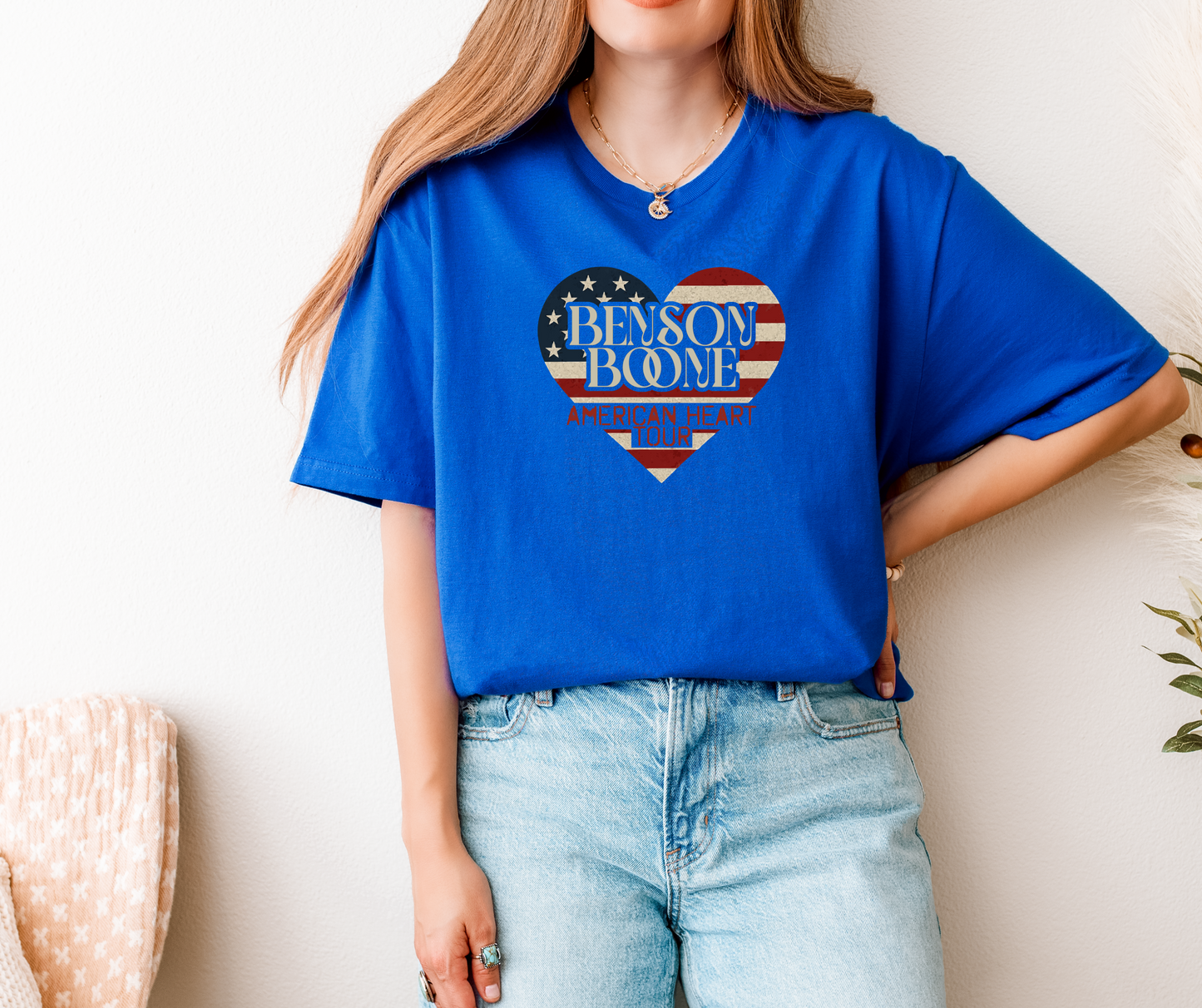 Benson Boone American Heart Tour T-Shirt | Retro Band Tee | Concert Outfit | Music Fan Gift