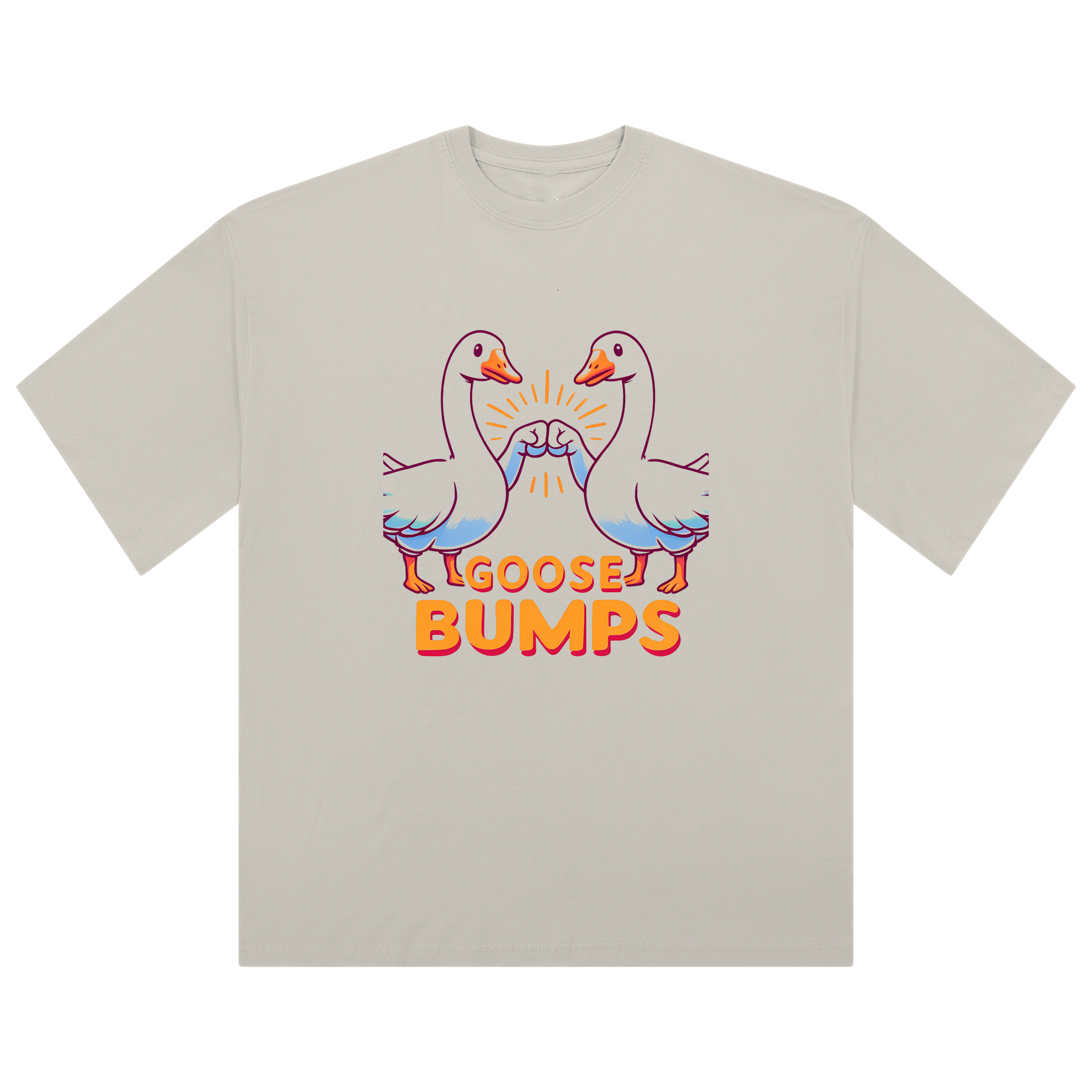 Funny 'Goose Bumps' Oversized Women's T-Shirt