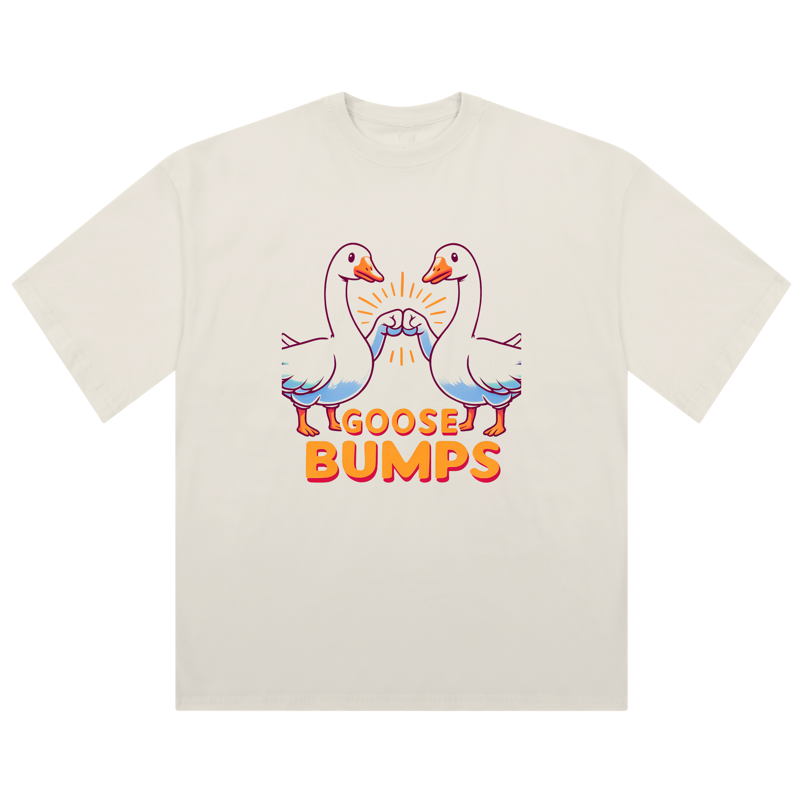 Funny 'Goose Bumps' Oversized Women's T-Shirt
