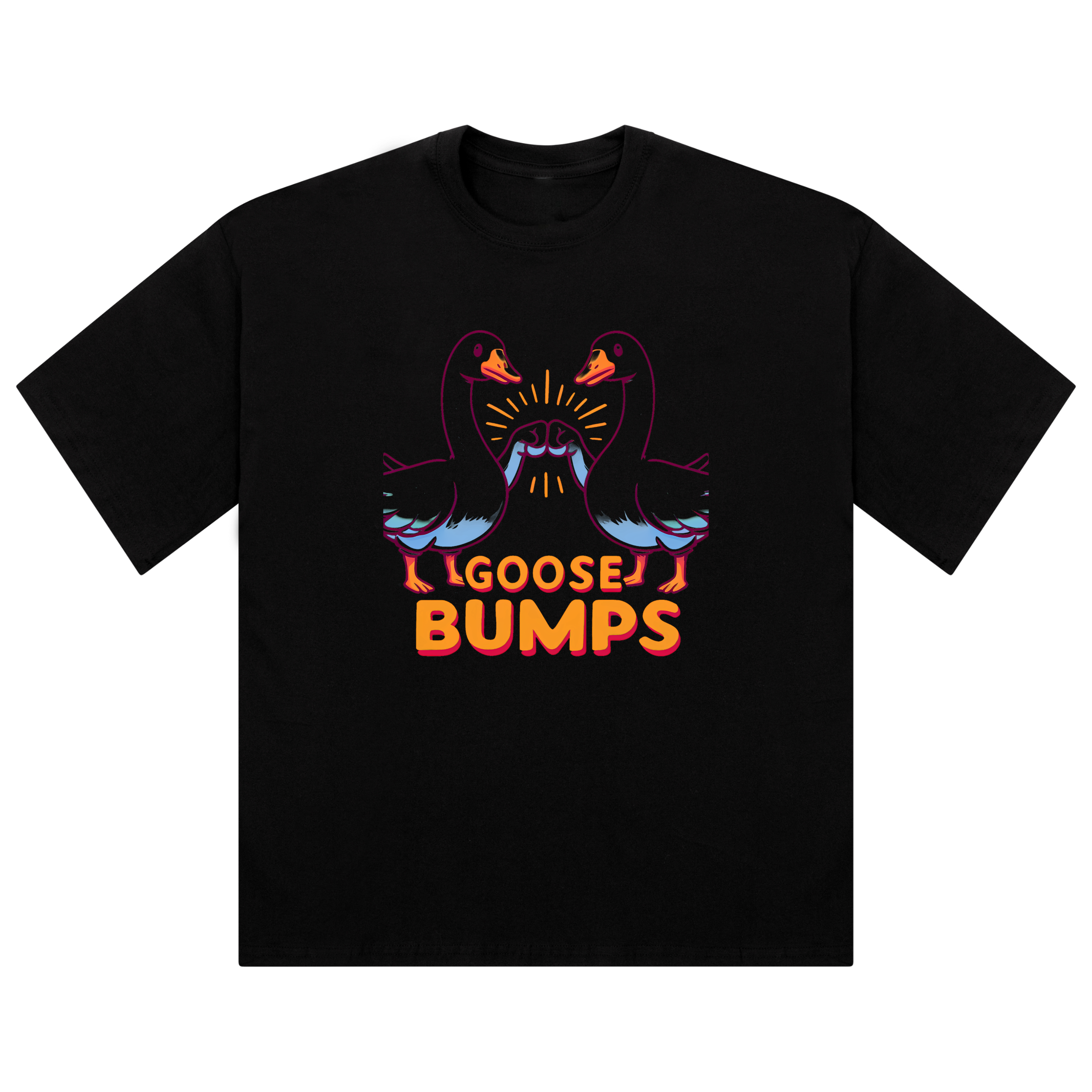Funny 'Goose Bumps' Oversized Women's T-Shirt