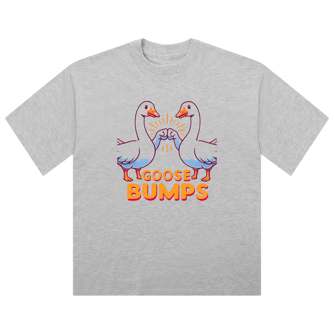Funny 'Goose Bumps' Oversized Women's T-Shirt