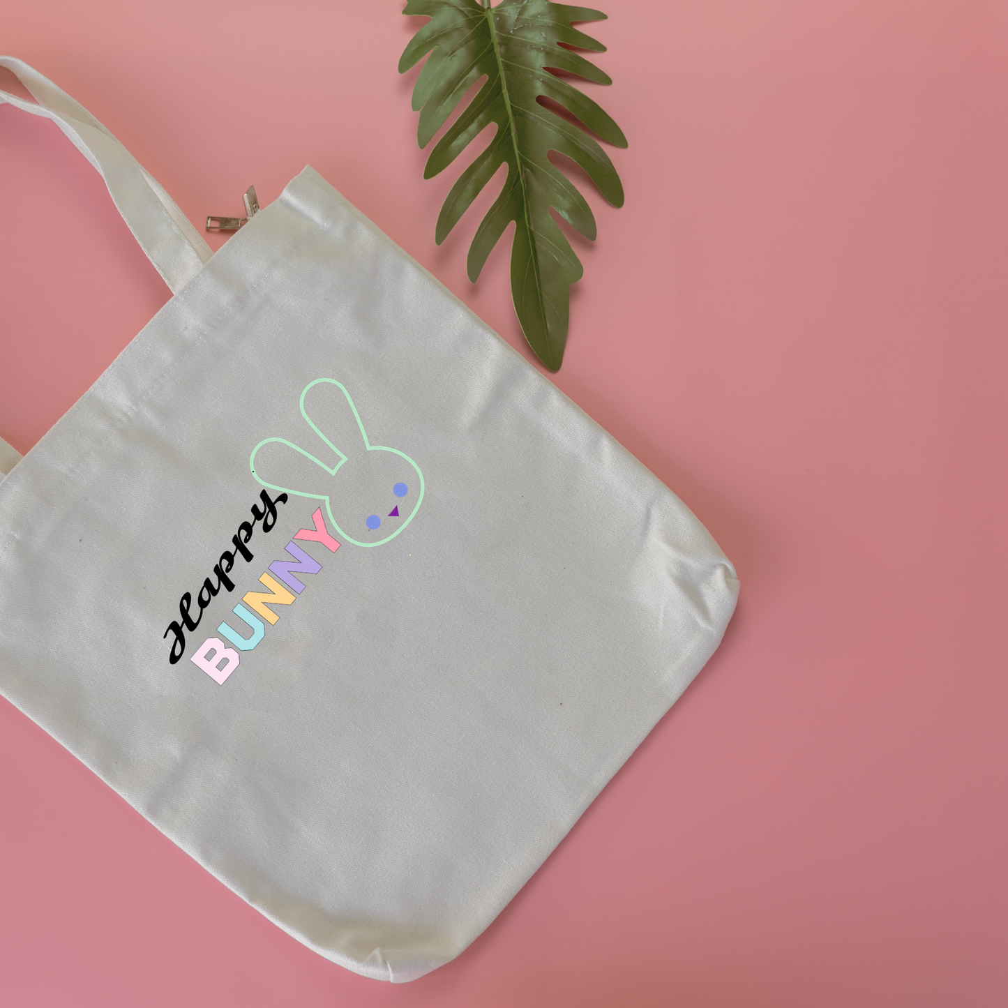 Happy Bunny Tote Bag