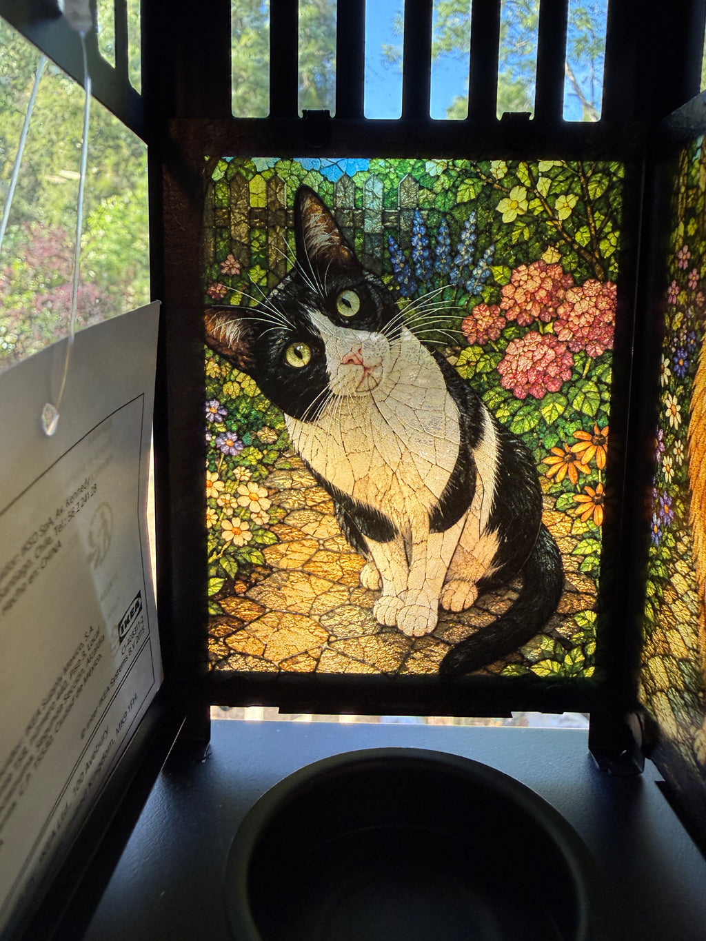 Custom Photo Lantern | Personalised Stained Glass Memorial & Keepsake Lantern
