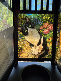Custom Photo Lantern | Personalised Stained Glass Memorial & Keepsake Lantern