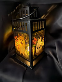 Custom Photo Lantern | Personalised Stained Glass Memorial & Keepsake Lantern