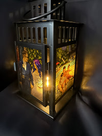 Custom Photo Lantern | Personalised Stained Glass Memorial & Keepsake Lantern