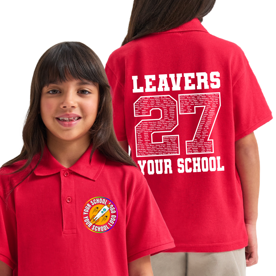 Leavers Polo Shirt 100% Cotton