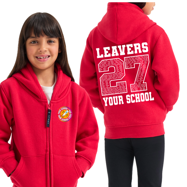 Classic Leavers Zip Hoodie