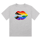 Progress Pride Lips Cropped T-Shirt | Pride Wear | Sizes UK 4–28
