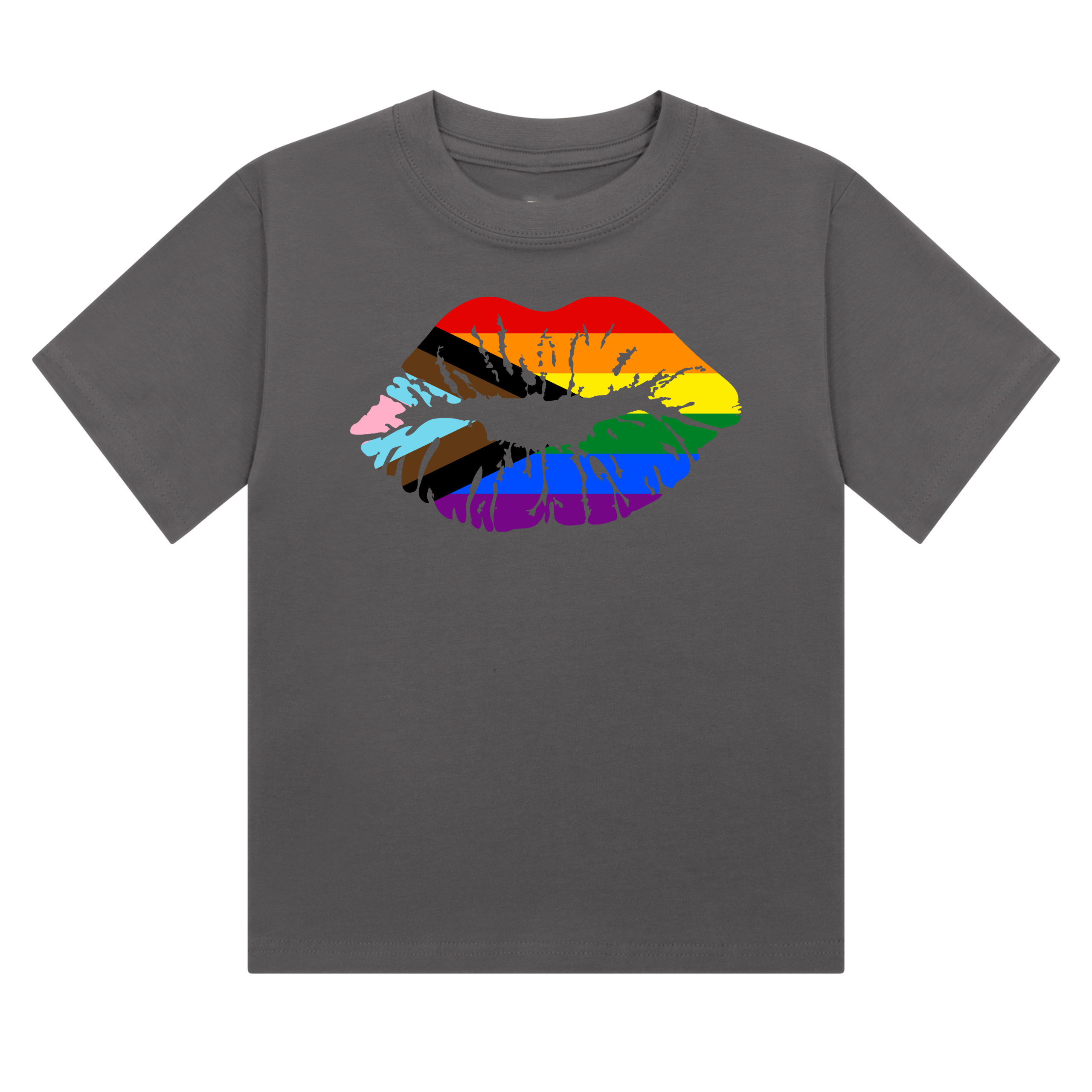 Progress Pride Lips Cropped T-Shirt | Pride Wear | Sizes UK 4–28