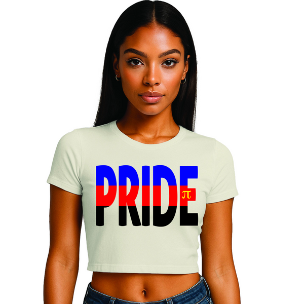 Polyamory Pride 3 designs Cropped T-Shirt | Pride Wear | Sizes UK 4–28