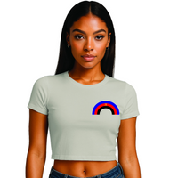 Polyamory Pride 3 designs Cropped T-Shirt | Pride Wear | Sizes UK 4–28