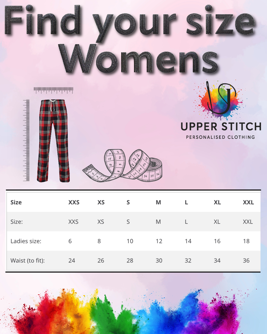 Family Christmas Making Memories Pyjamas | Matching Red Striped PJs