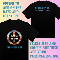 Take That - The Circus Live T Shirt | Fan Made Unofficial Tour Tee | Take That Concert Tshirt | Retro boy band outfit | Plus size