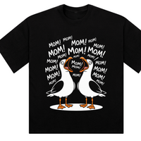 Mom! Mom! Mom! Oversized Ladies T-Shirt