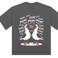 Mom! Mom! Mom! Oversized Ladies T-Shirt
