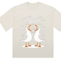 Mom! Mom! Mom! Oversized Ladies T-Shirt
