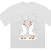 Mom! Mom! Mom! Oversized Ladies T-Shirt