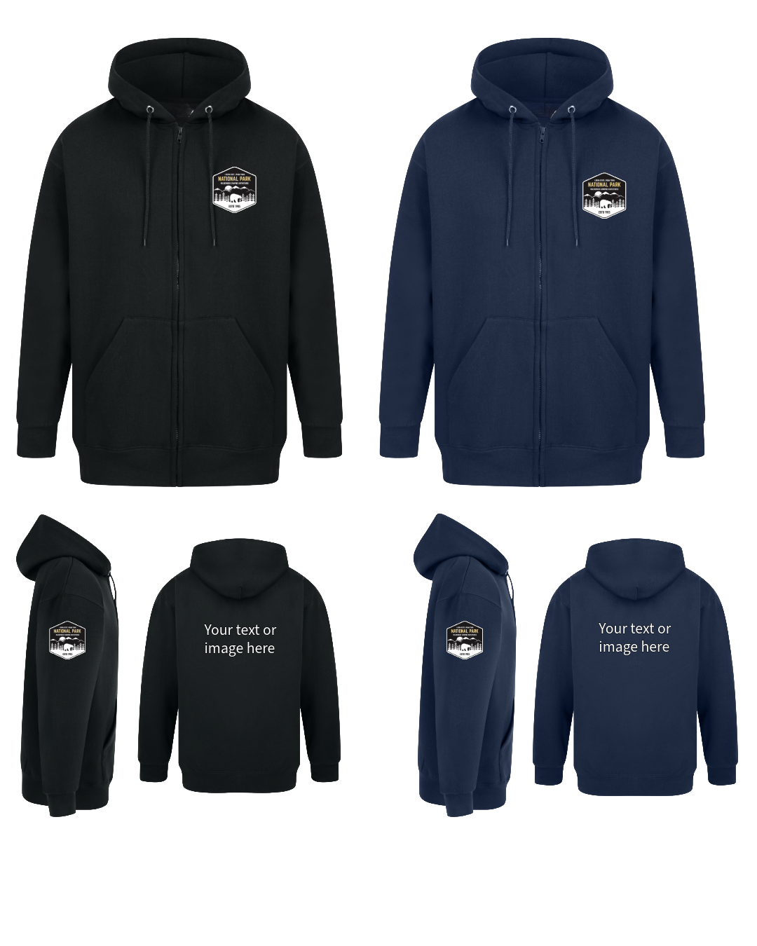 Custom Zip hoodie