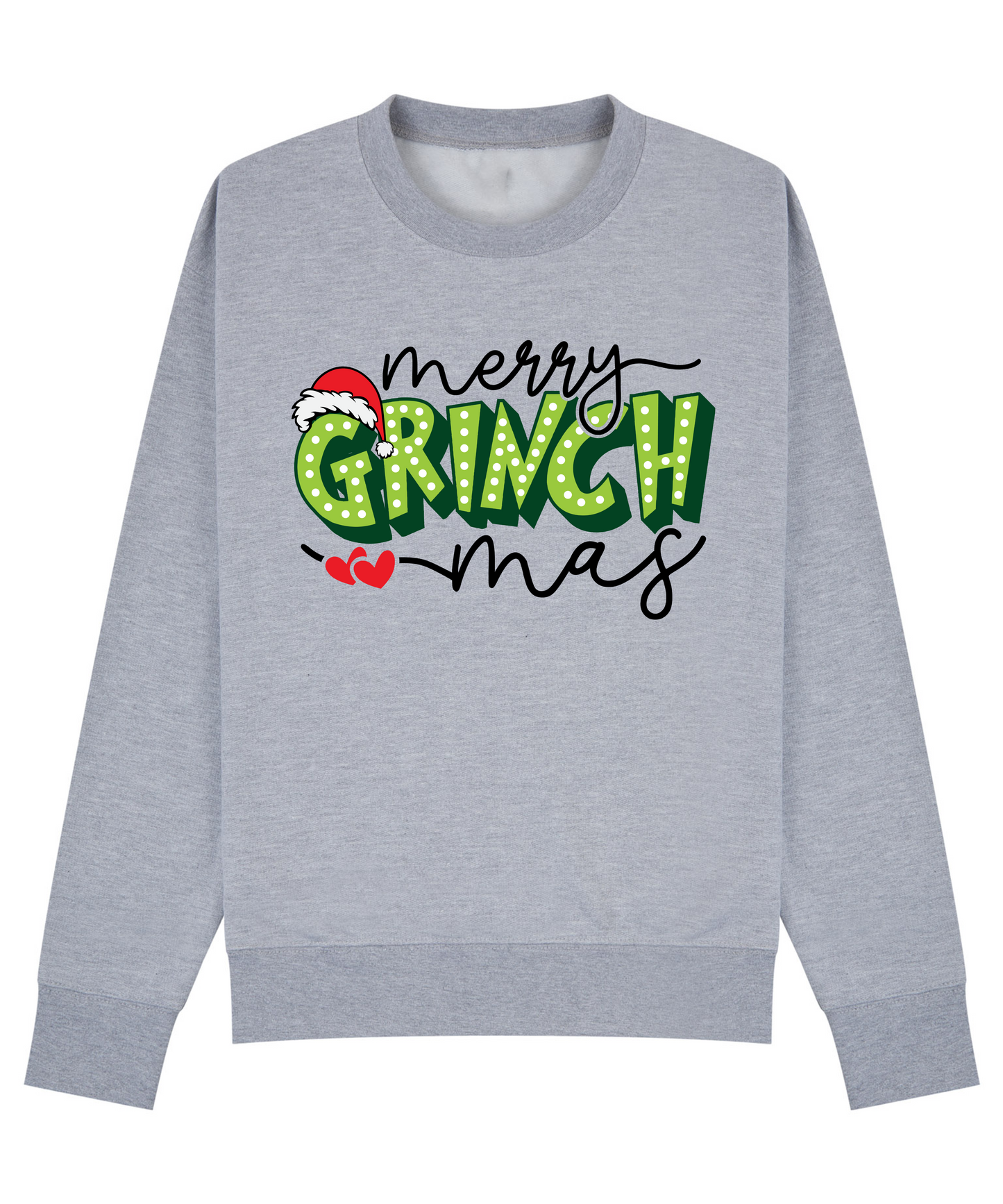 Matching “Merry Grinchmas” Family Christmas Jumpers – Adult & Kids Sizes | Up to 14 Colours!