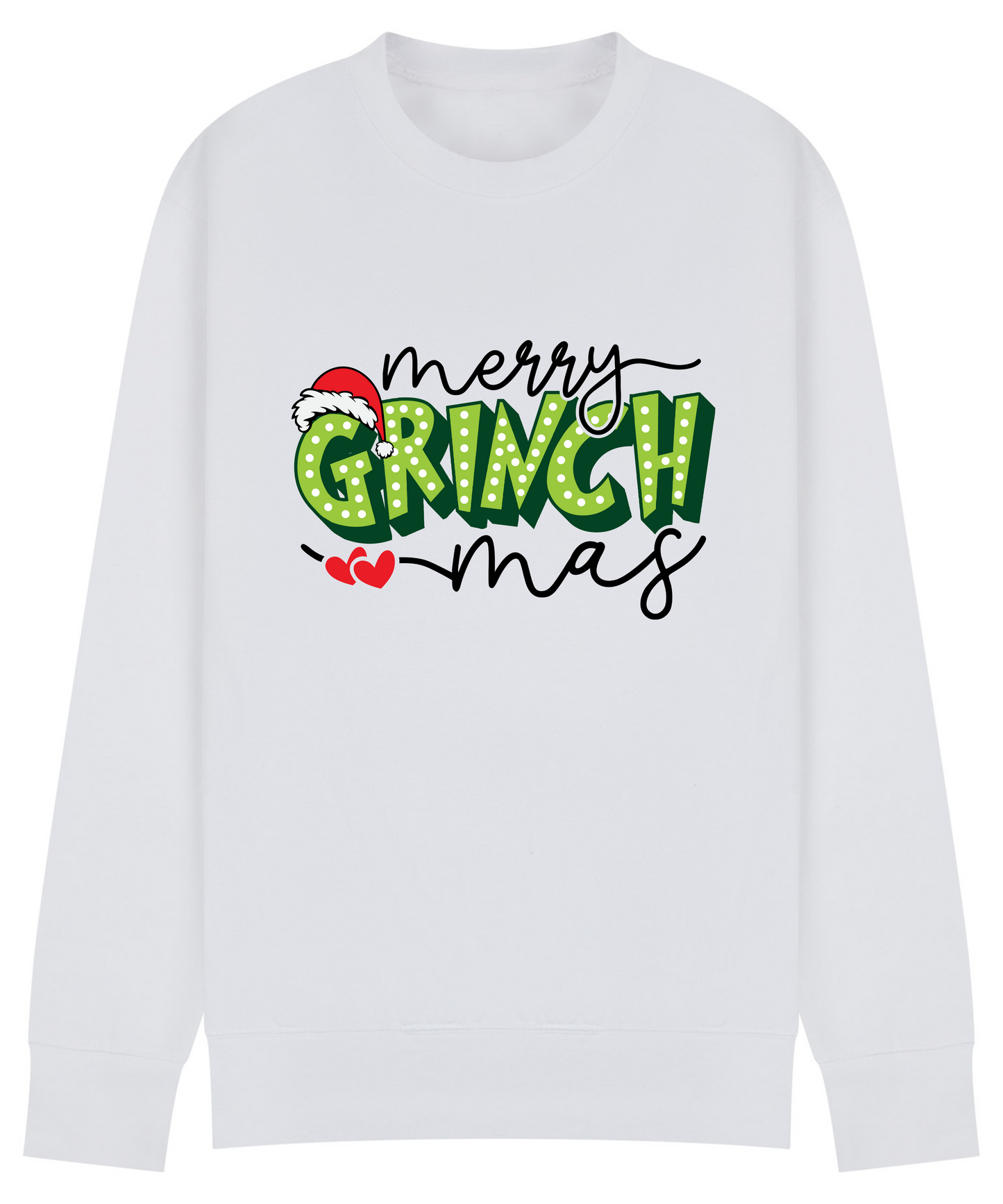 Matching “Merry Grinchmas” Family Christmas Jumpers – Adult & Kids Sizes | Up to 14 Colours!