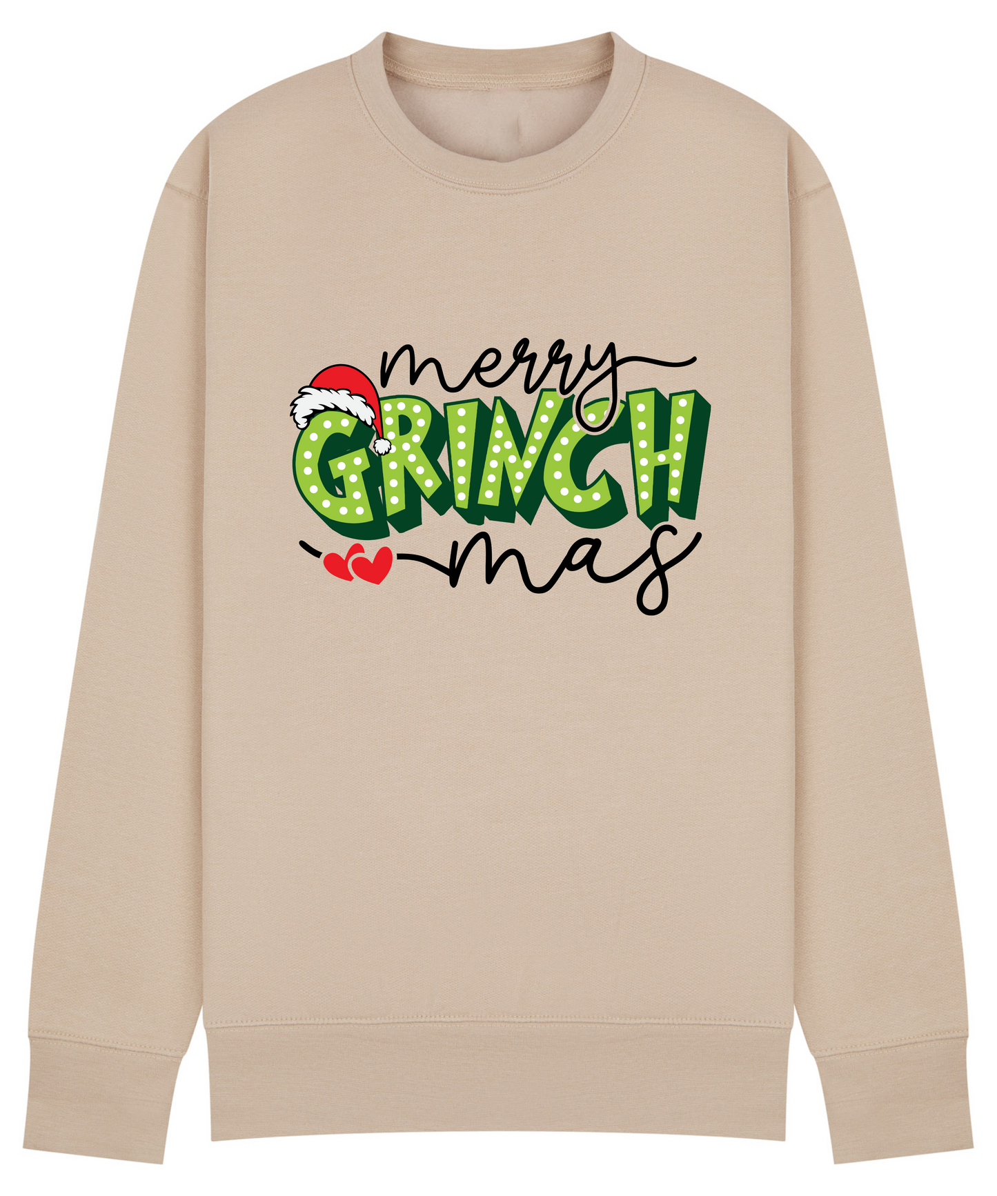 Matching “Merry Grinchmas” Family Christmas Jumpers – Adult & Kids Sizes | Up to 14 Colours!