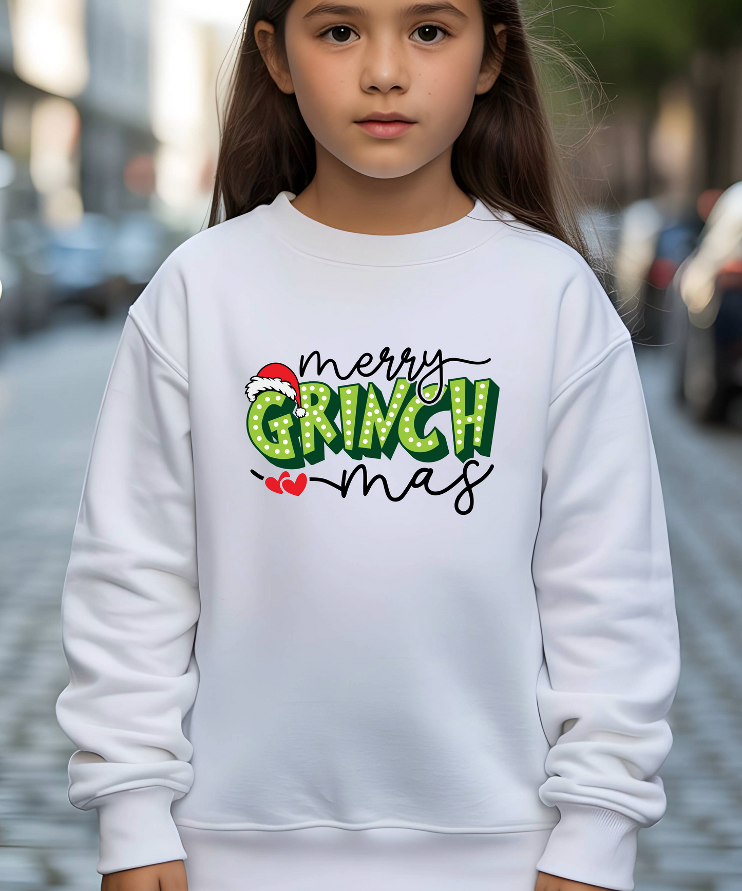 Matching “Merry Grinchmas” Family Christmas Jumpers – Adult & Kids Sizes | Up to 14 Colours!