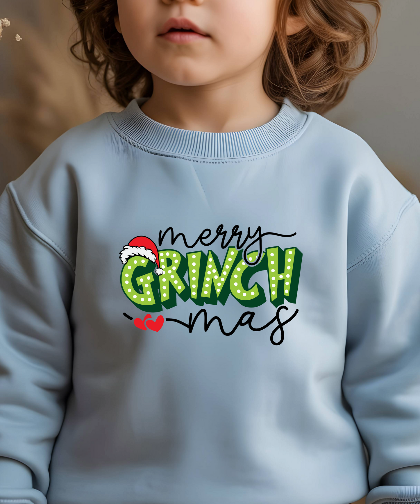 Matching “Merry Grinchmas” Family Christmas Jumpers – Adult & Kids Sizes | Up to 14 Colours!