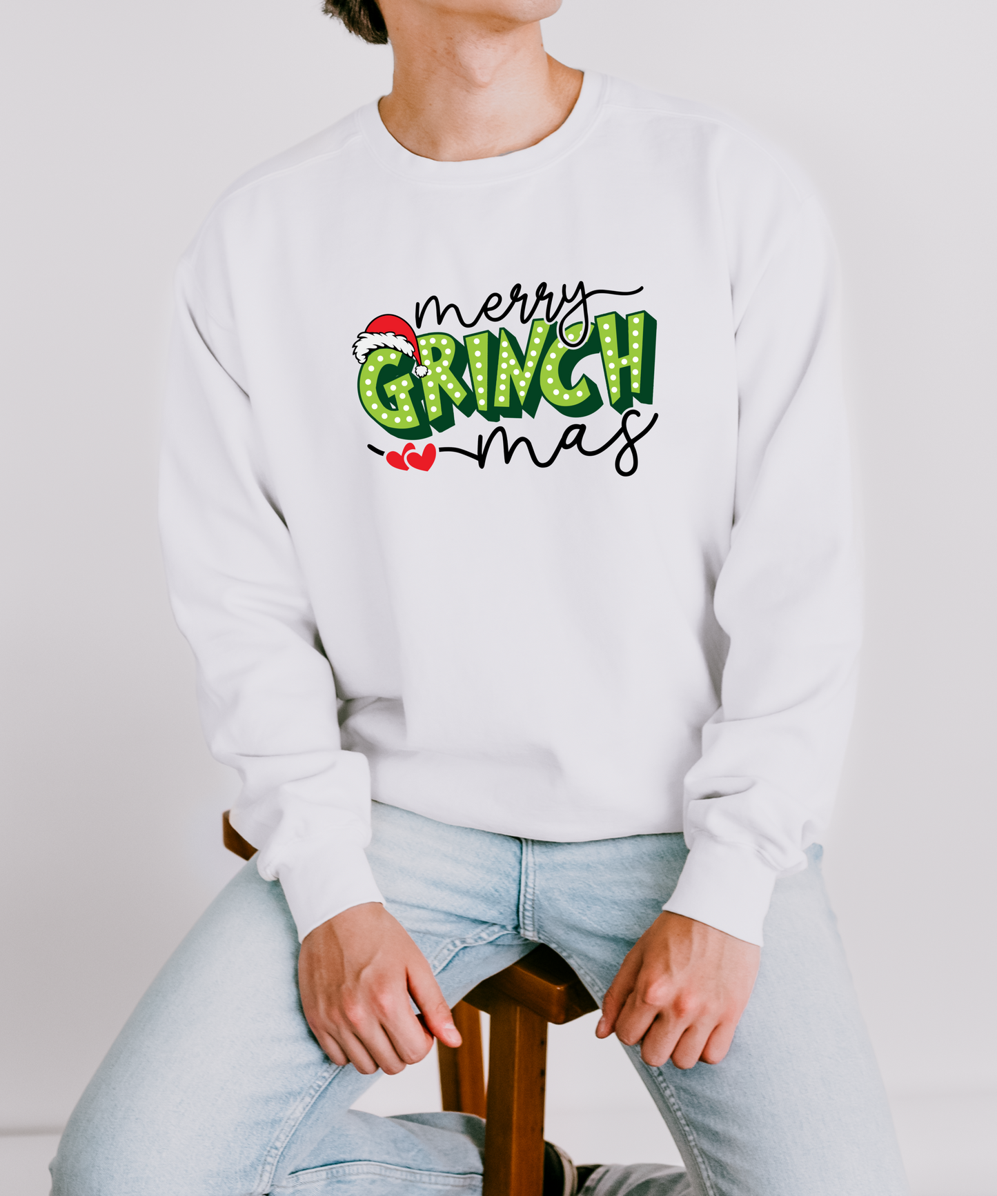 Matching “Merry Grinchmas” Family Christmas Jumpers – Adult & Kids Sizes | Up to 14 Colours!