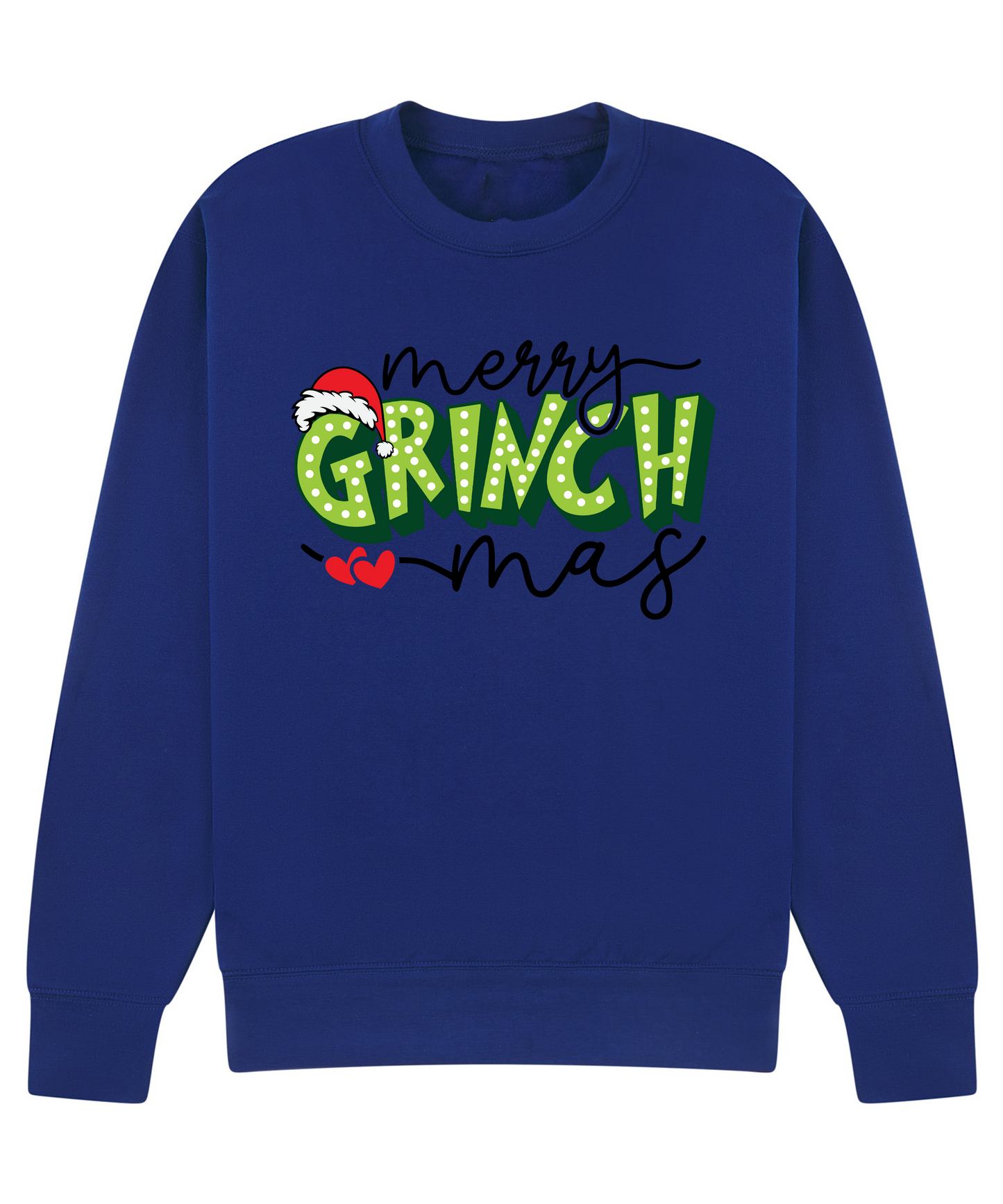 Matching “Merry Grinchmas” Family Christmas Jumpers – Adult & Kids Sizes | Up to 14 Colours!