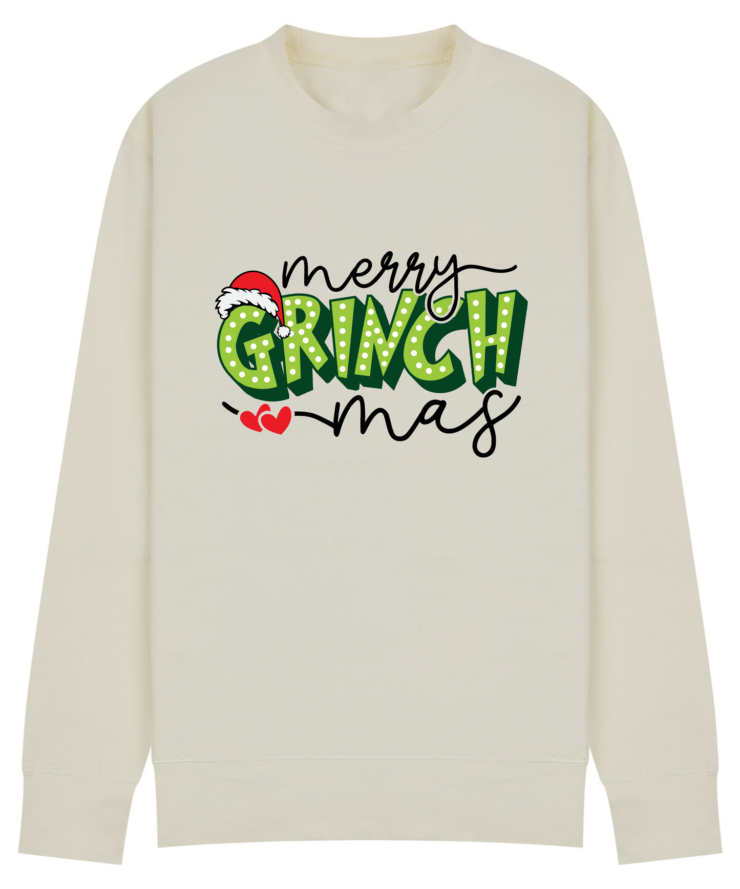 Matching “Merry Grinchmas” Family Christmas Jumpers – Adult & Kids Sizes | Up to 14 Colours!
