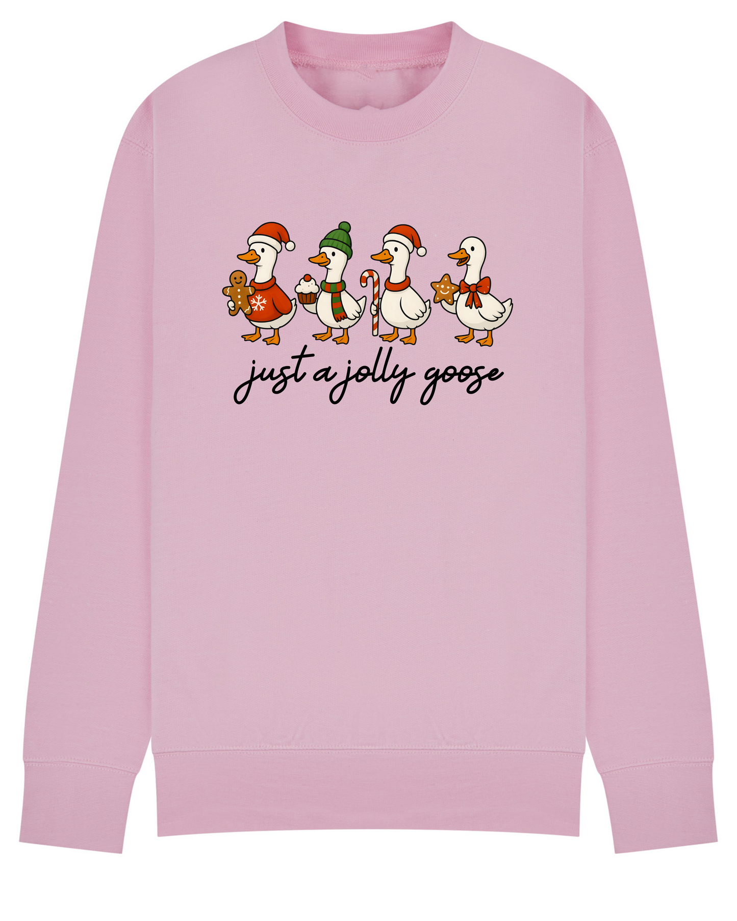 Just a Jolly Goose Sweater • Silly Goose Christmas Sweatshirt • Funny Xmas Jumper •