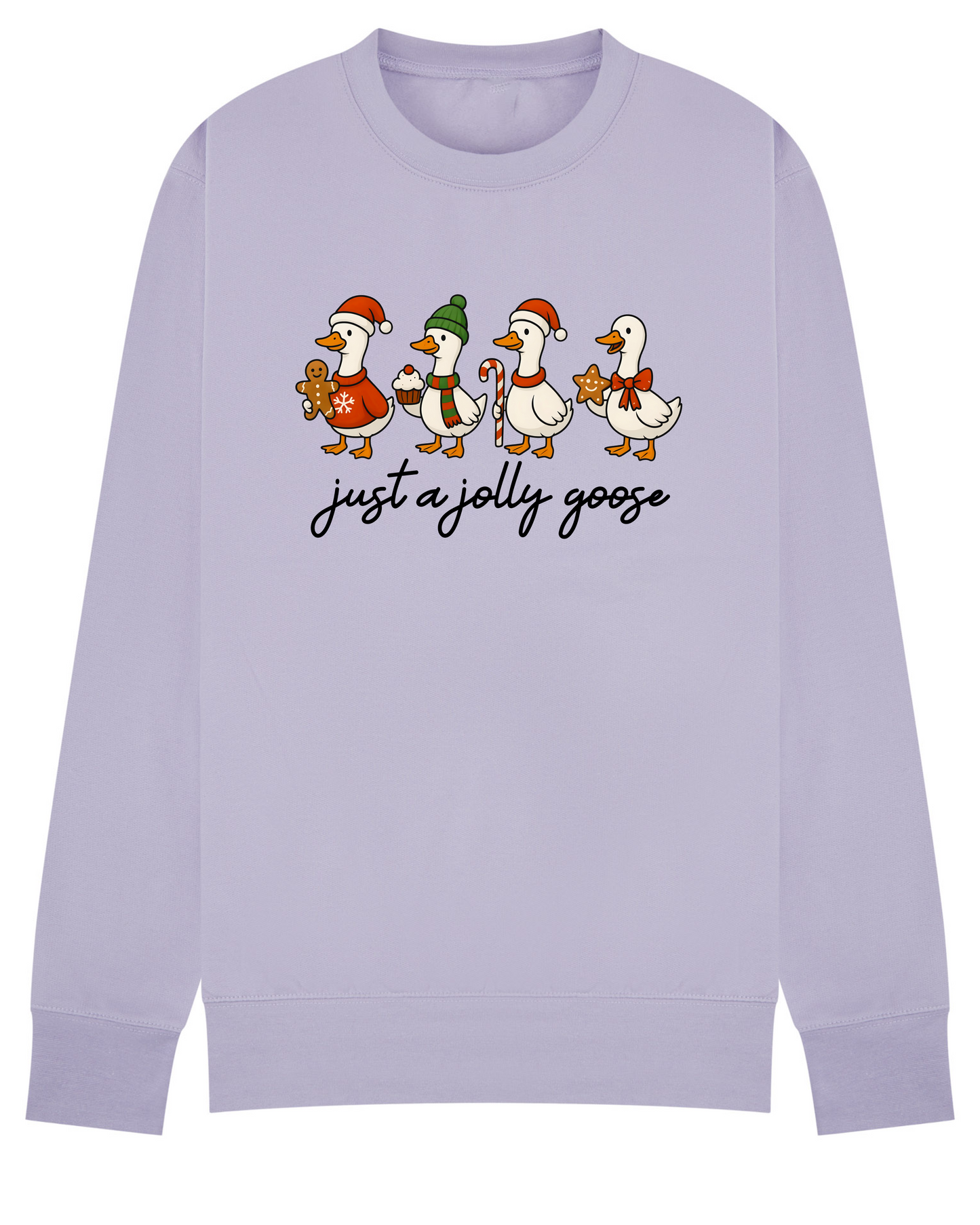 Just a Jolly Goose Sweater • Silly Goose Christmas Sweatshirt • Funny Xmas Jumper •