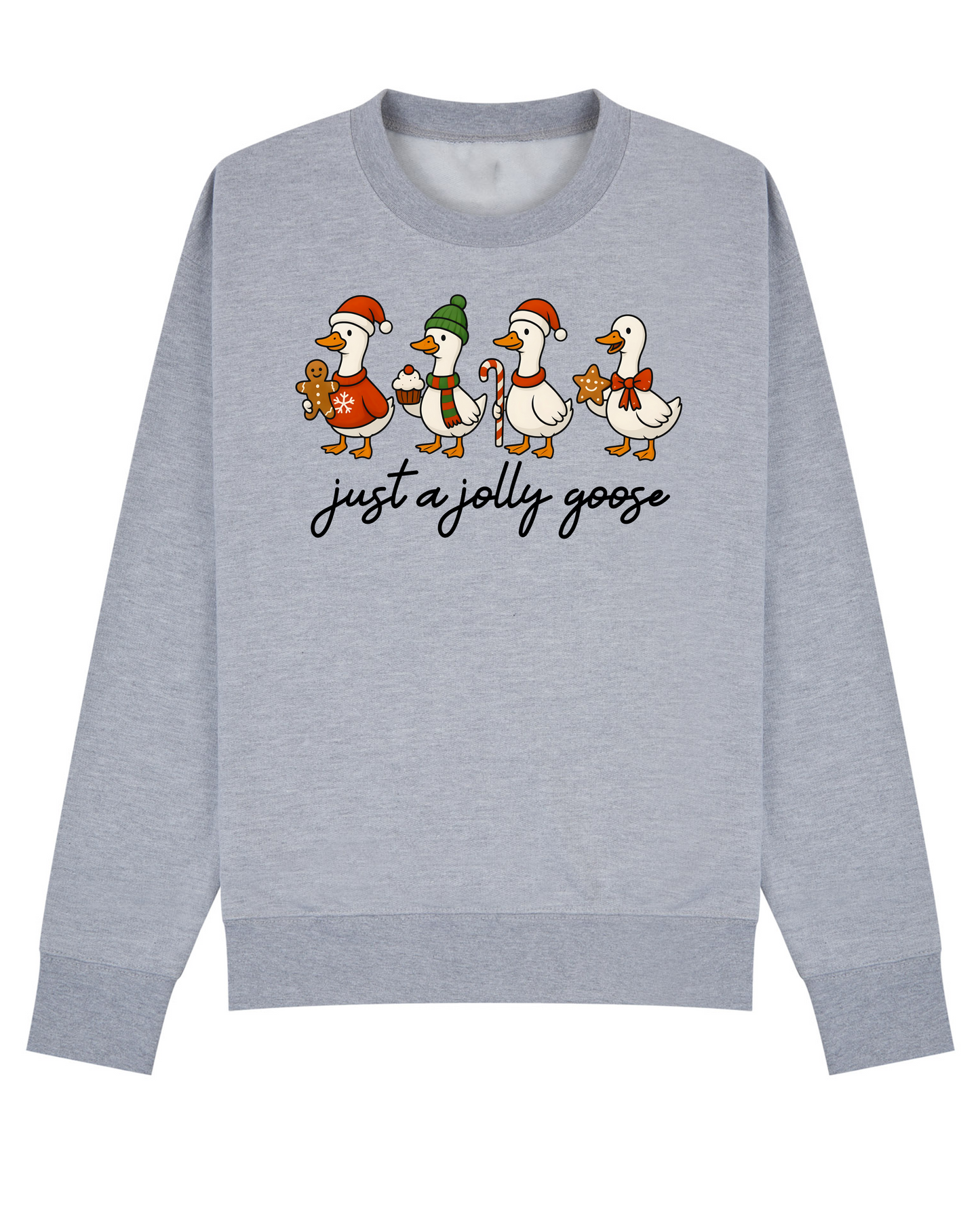 Just a Jolly Goose Sweater • Silly Goose Christmas Sweatshirt • Funny Xmas Jumper •
