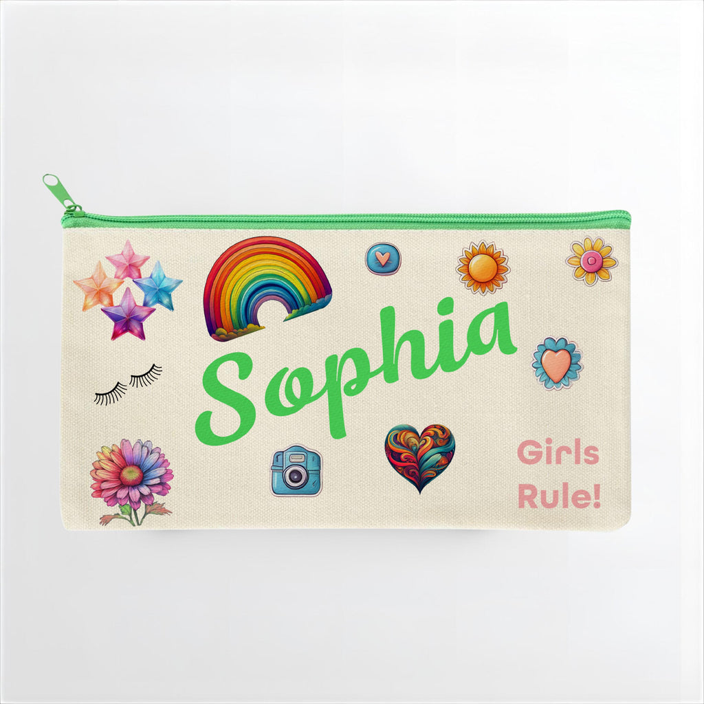Personalised Canvas pad bag - First Period Kit, Teen Gift, period pouch