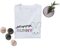 Women's Cute Bunny Shirt – Happy Bunny Graphic Tee, Unique Aesthetic T-Shirt Gift
