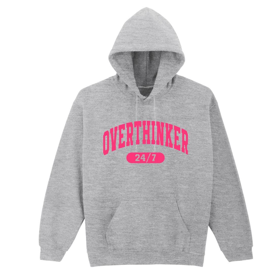 Oversized Overthinker Hoodie: Stay Comfy While Overanalyzing Everything Life Throws at You