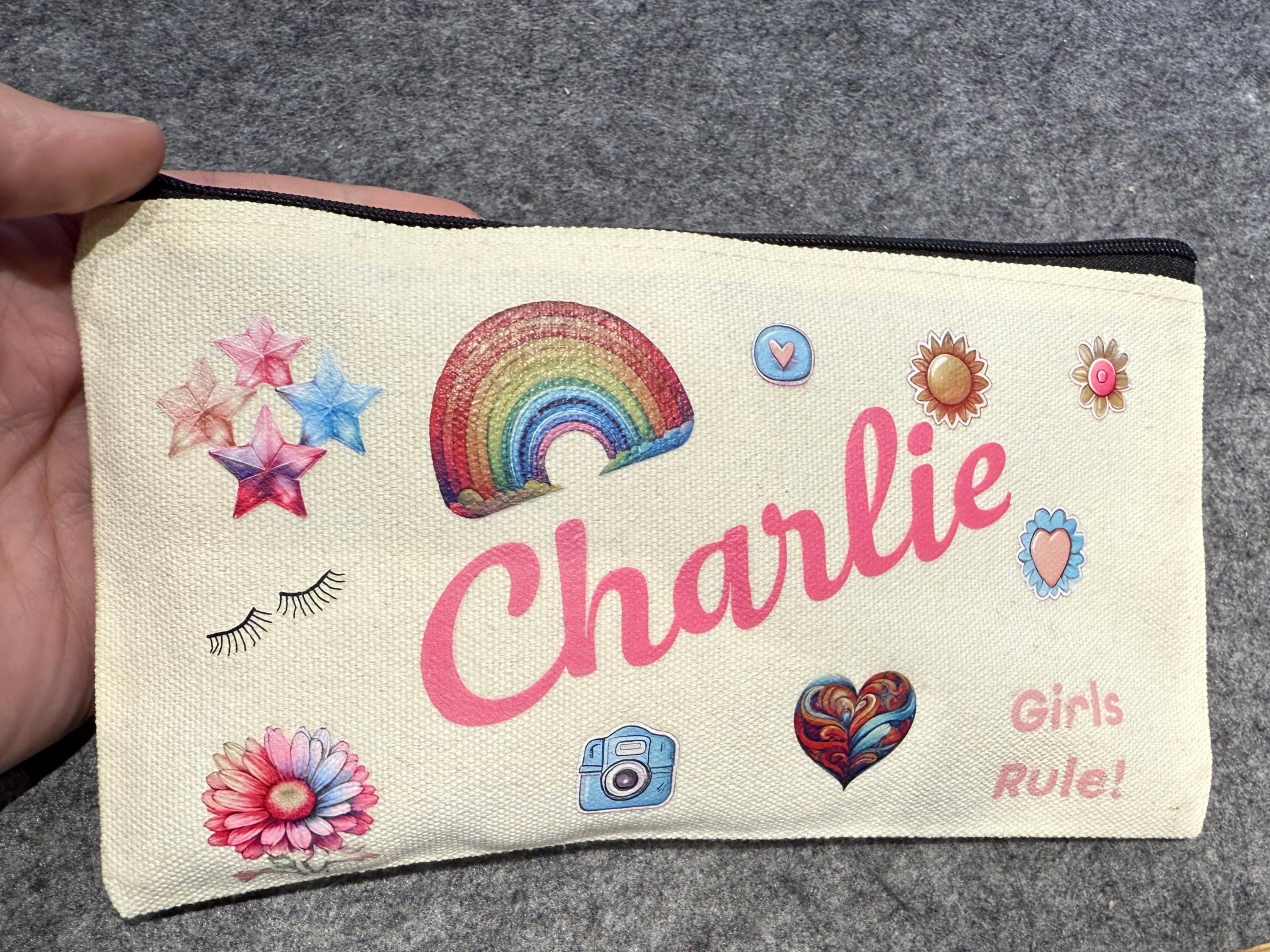 Personalised Canvas pad bag - First Period Kit, Teen Gift, period pouch