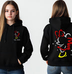 Personalised LGBTQ+ Disney Couple Hoodies – Matching Custom Sweatshirts – LGBTQ+ Wedding Gift