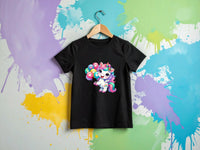 Personalized Unicorn Birthday T-Shirt: Custom Party Favor