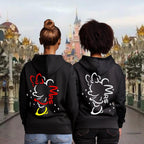 Personalised LGBTQ+ Disney Couple Hoodies – Matching Custom Sweatshirts – LGBTQ+ Wedding Gift
