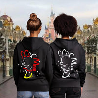 Personalised LGBTQ+ Disney Couple Hoodies – Matching Custom Sweatshirts – LGBTQ+ Wedding Gift