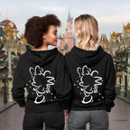 Personalised LGBTQ+ Disney Couple Hoodies – Matching Custom Sweatshirts – LGBTQ+ Wedding Gift
