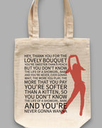 Taylor Swift Showgirl Tote Bag - Iconic Album Design