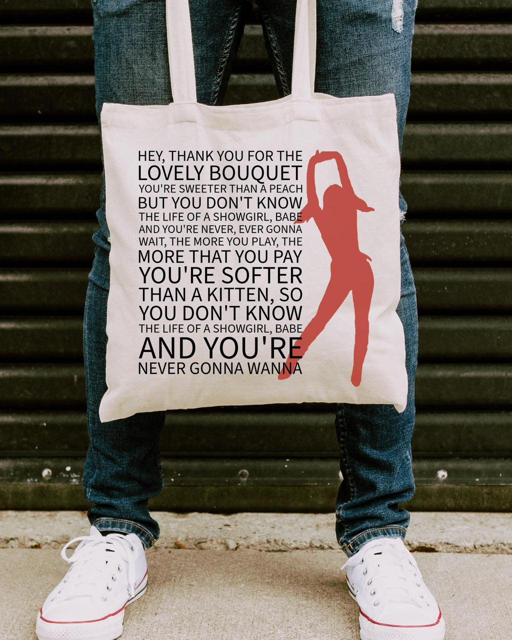 Taylor Swift Showgirl Tote Bag - Iconic Album Design